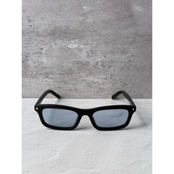 NEW Prada PR D05S Sunglasses in Black Blue Lens $524 main image 5